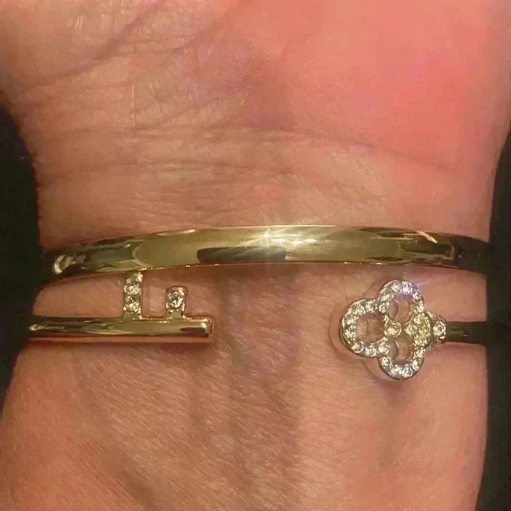 Ann Klein Old Fashion Key Bangle Bracelets
